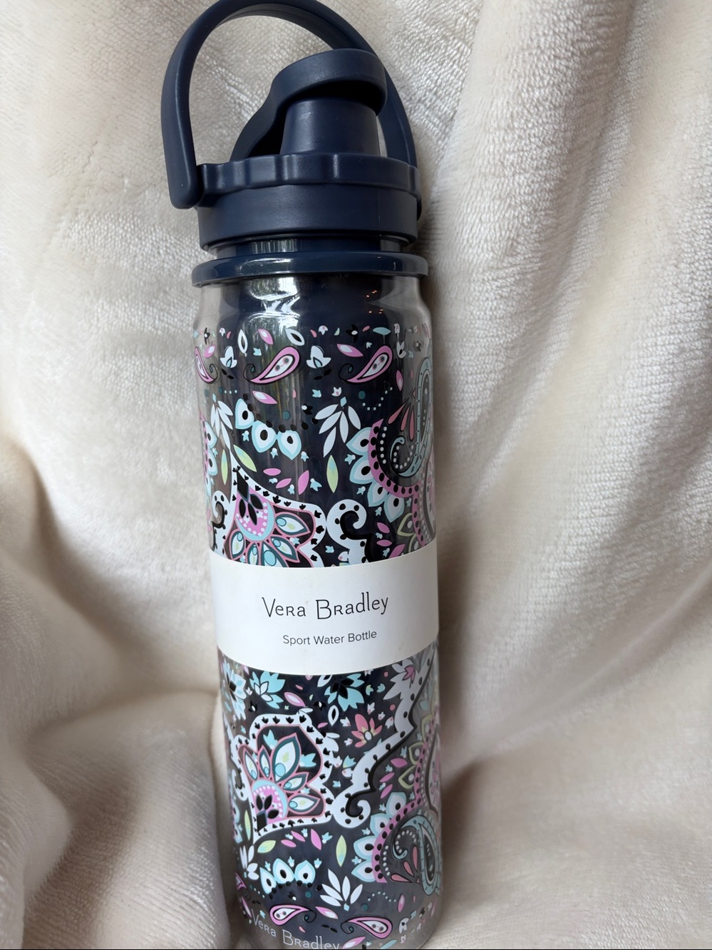 NWT Vera Bradley Bonbon Medallion Insulated Water Bottle, 23oz Double Wall